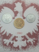 1980 PRL ZESTAW MONET 