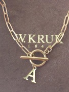 Nowy naszyjnik Stal Chirurgiczna literka A chain