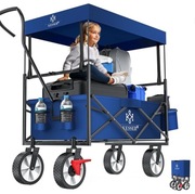 Składany wózek transportowy z dachem