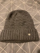 OCHNIK czapka beanie smerfetka dzianina logo casual gruba warkocze