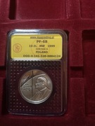 10 zł 1999 r. Jan Paweł II - Papież pielgrzym 