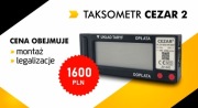 Taksometr Cezar 2 / Taksometry Warszawa / Montaż 