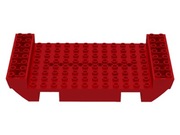 Lego 2560 kadłub do statku 8x16 czerwony z 6289, 6290