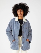 Damska Kurtka Oversize Wrangler Duvet Jacket Indygo Hikora W475AM34Y S