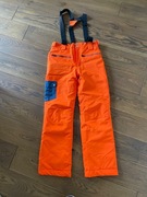 Dare2b spodnie narciarskie z szelkami pomarańczowe EU 176