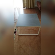Stolik kawowy nowoczesny, loftowy blat ceramiczny