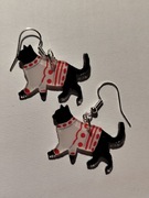 Kolczyki koty w swetrach 