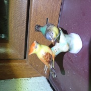 Figurka porcelanowa Ptaszki 