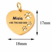 z GRAWEREM: adresówka, identyfikator, lokalizator, brelok, kot, pies