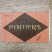 Broszura z widokami miasta Poitiers