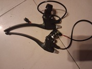 Metalowe klamki hamulcy do roweru elektrycznego z wyłącznikiem  2 sztuki 