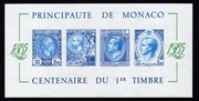 Monako 1985 - 100 lat znaczka, Mi bl.31 cięty**, Słania