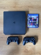 PS4 Slim 1TB + 2 Pady + FIFA 21 + Kable | Gotowy zestaw