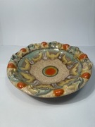 Talerzyk Vintage szkliwo Uranowe