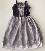 Sukienka strój Halloween czarna rozm. 140 BDB