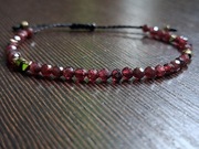 Bransoletka Granat+Hematyt 