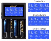 Ładowarka Golisi S4 LCD Intelligent 18650 AA AAA NOWA