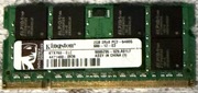 Pamięć RAM Kingston 2GB DDR2 SO-DIMM 800MHz PC2-6400S