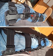 Pooperacyjna orteza stawu kolanowego stabilizator regulacja kąta zgięcia 