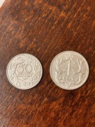 1 Złoty 1929 | 50 Groszy 1923
