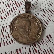 Srebrny medalion Jan Paweł II