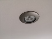 okrągły reflektor LED hermet. także do łazienki