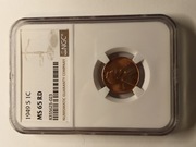 1 Cent USA 1949 S NGC MS 65 RD