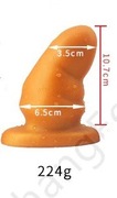 Buttplug korek analny zatyczka xxl miękka 6,5cm