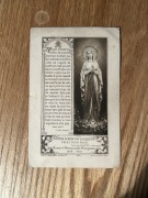 Antyk 1908 r. Obrazek Lourdes Maison Bouasse-Lebel Paryż - Unikat