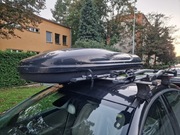 Bagażnik rowerowy na dach + box