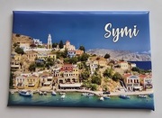 Magnes na lodówkę PCV/Metal SYMI Grecja Greece Morze Śródziemne(23) 