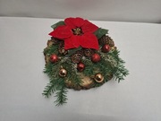 Nowy stroik świąteczny ozdoba rękodzieło 