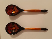 Łyżki Chochłomia Rosja , czasy PRL