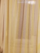 Firany zasłony len złoto 15 m