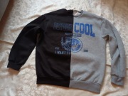 (UNIKAT)Bluza czarno-szara.Beyond Cool-Positiv Mistic-Shein teen.Moda.Hit