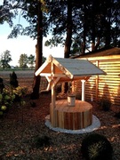 Studnia ogrodowa zabudowa