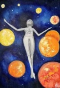 Obraz akrylowy na płótnie pt. "Gorej" 70x50cm