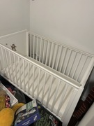 Łóżeczko dziecięce drewniane