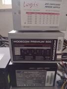 Zestaw zasilaczy: Corsair 450vx, OCZ 500SXS, Modecom PR500, Logic 500ATX
