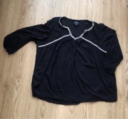 Bluzka z białym kołnierzem przewiewna. Wiosna/lato