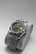 Zegarek Custom Seiko Mod Datejust Army Green Zielony Jubilee