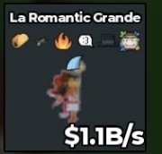 Steal a Brainrot - 1.1b/s La romantic grande