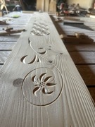 Deska rzeźbiona świerkowa