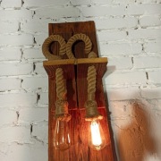 Kinkiety ze starej deski Rustykalne 2szt e27