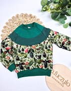 Bluza dresowa dziewczęca nowa handmade rozmiar 104 