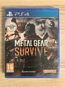 Metal Gear Survive PS4 PS5 Nowa FOLIA ANG Okładka