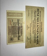 Lot 4 Rzadkie 2 banknoty 1923 /1924 rok