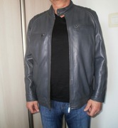 Gentelmen Selection Georg Stiels skórzana niebieska granatowa pikowana 50 L