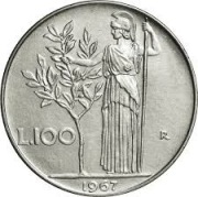 100 LIR WŁOSKICH  LATA 1967 DO 2003