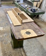 Frezarka do drewna Elektra Beckum TF100,powiększony stół 1,4 KW